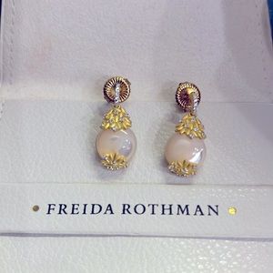 Freida Rothman Earrings, NEW